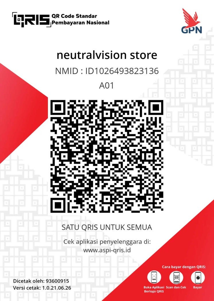 QRIS - neutralvision store